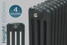 CT4-600-A-TH - Classic Anthracite 4 Column Radiator H600 X W582 CT4-600-A-TH - Classic Anthracite 4 Column Radiator H600 X W582